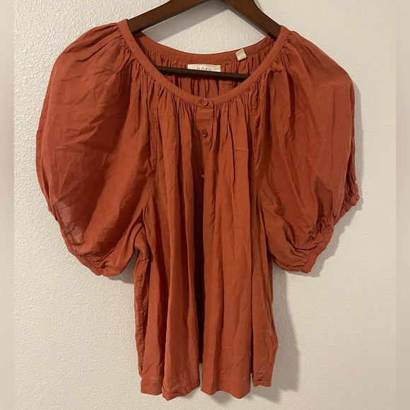 Doen June Blouse in Tierra - Picture 2 of 6